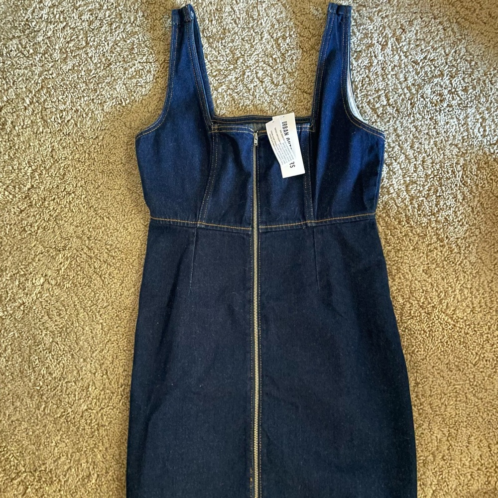 NWT Urban Denim Mini Dress w/ zipper